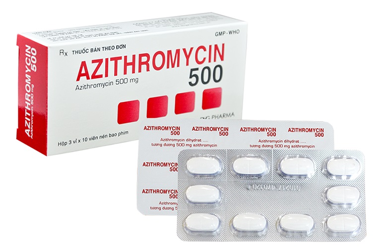 Azithromycin là thuốc kháng sinh thuộc nhóm macrolid