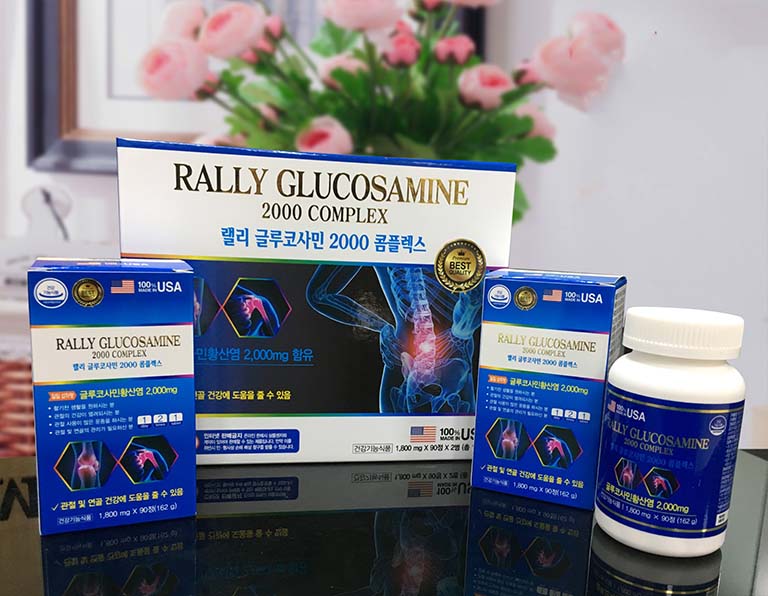 Thuốc đau khớp Hàn Quốc Rally Glucosamine 2000 Complex