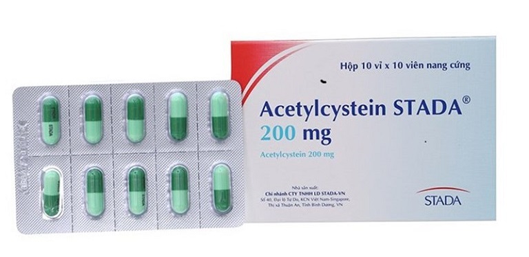 Thuốc long đờm Acetylcystein