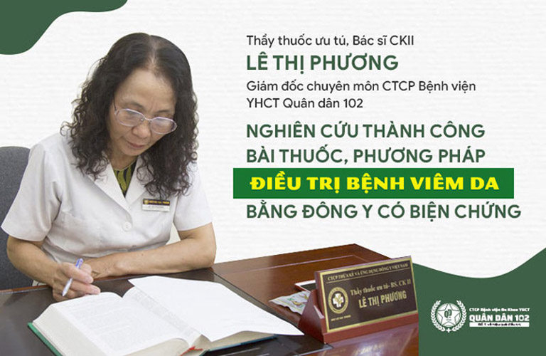 Bác sĩ Lê Phương là người trực tiếp điều trị bệnh viêm da cho NSƯT Thanh Hiền