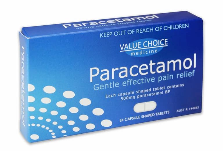 Thuốc giảm đau như paracetamol giúp người bệnh dễ chịu hơn