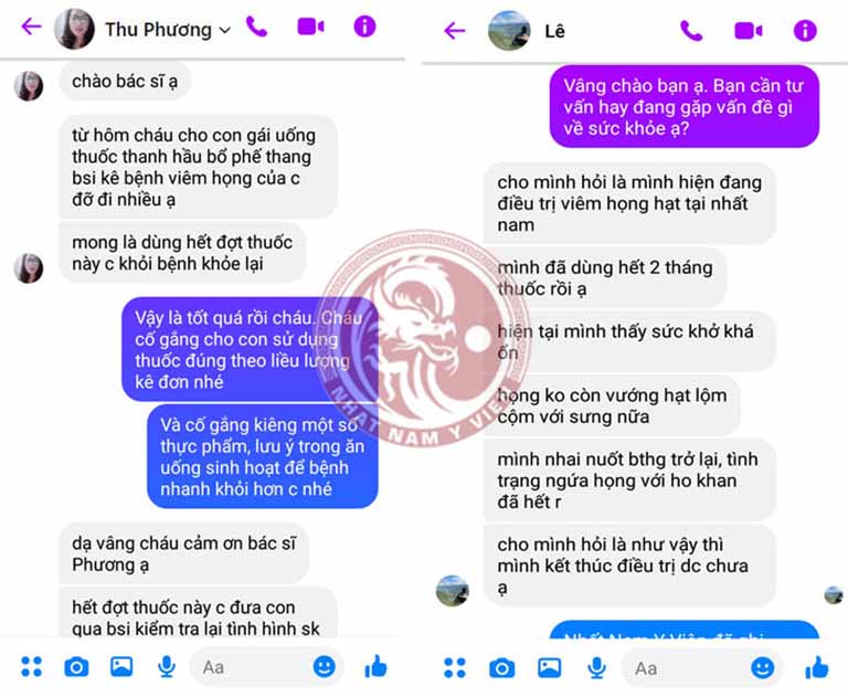 Feedback điều trị gửi trực tiếp về hòm thư trung tâm