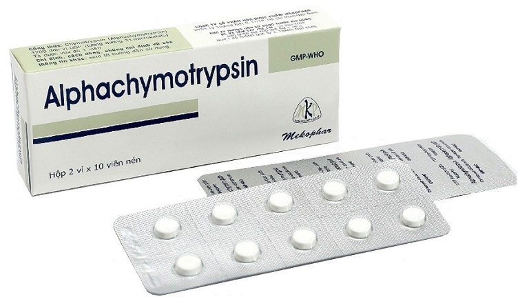 Thuốc Alphachymotrypsin có công dụng ngăn ngừa sưng viêm và giảm đau cho trẻ