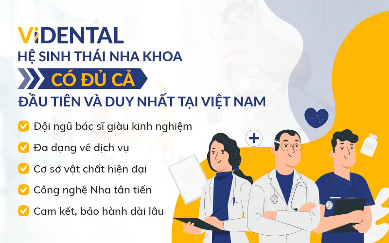 Nha khoa Vidental nơi "CÓ ĐỦ CẢ" các yếu tố hàng đầu của một nha khoa đạt chuẩn Quốc tế 