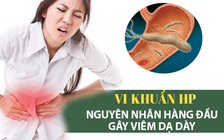 Vi khuẩn HP - Nguyên nhân hàng đầu gây viêm loét dạ dày