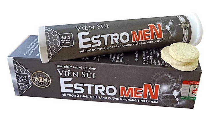 Estro Men được điều chế ở dạng viên sủi dễ dàng sử dụng cho nam giới