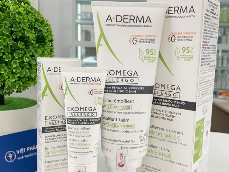 A-Derma Exomega Allergo Emollient Balm được nhiều người sử dụng trong hỗ trợ giảm triệu chứng kích ứng da