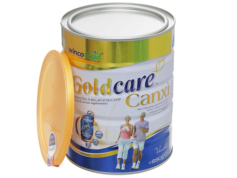 Sữa loãng xương cho người lớn tuổi Wincofood Goldcare Canxi