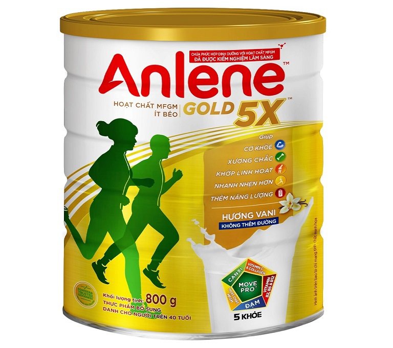 Sữa dành cho người lớn tuổi loãng xương Anlene Gold