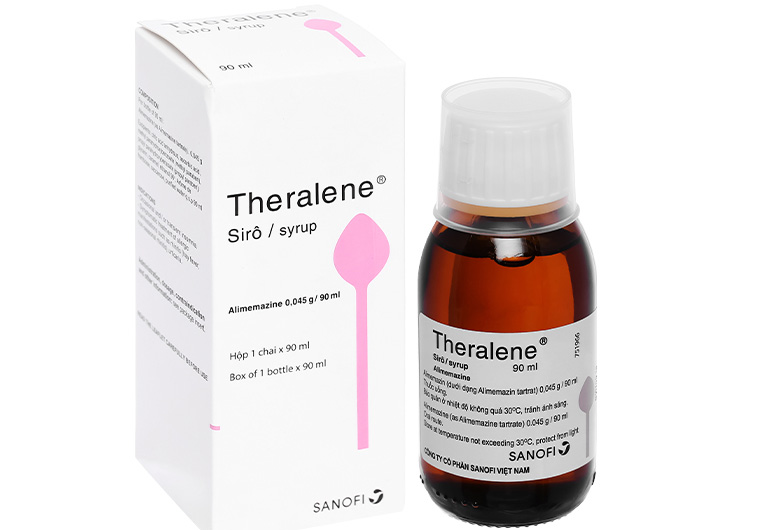 Siro trị bệnh nổi mề đay, dị ứng Theralene