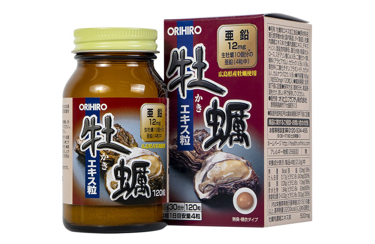 Viên uống Orihiro là thực phẩm chức năng chiết xuất hàu tươi