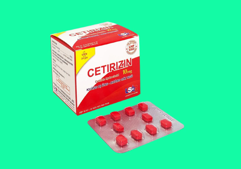 Cetirizin được chỉ định cho các bệnh nhân bị dị ứng