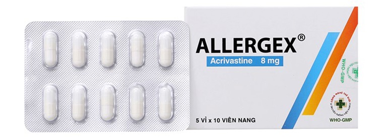 Thuốc trị phong ngứa dạng uống Acrivastine