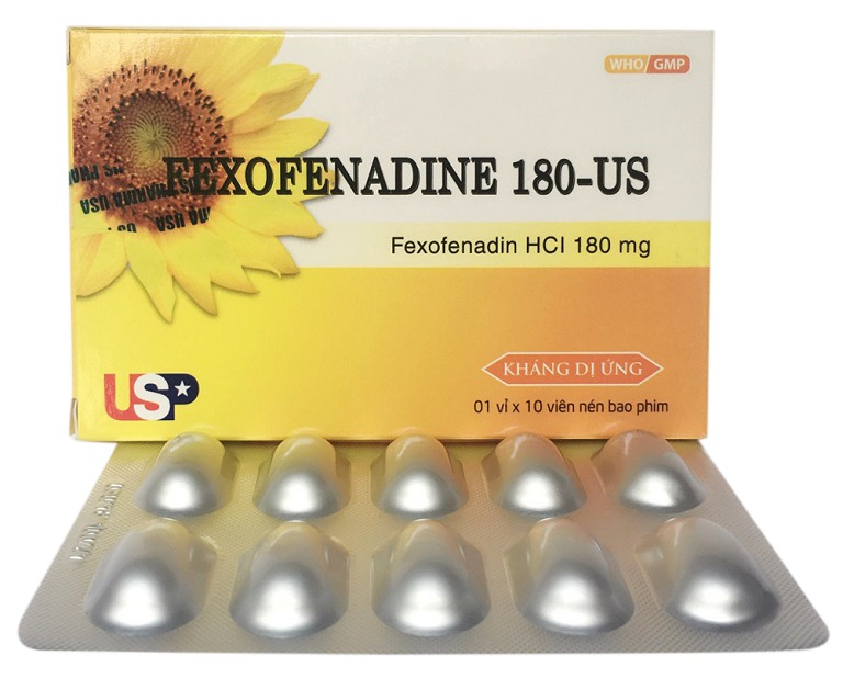 Thuốc trị mẩn ngứa dị ứng Fexofenadine