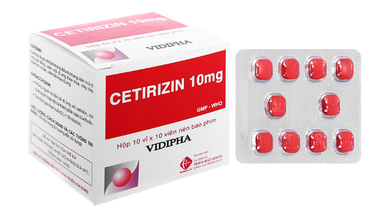 Cetirizine là một loại thuốc kháng histamin thế hệ thứ hai